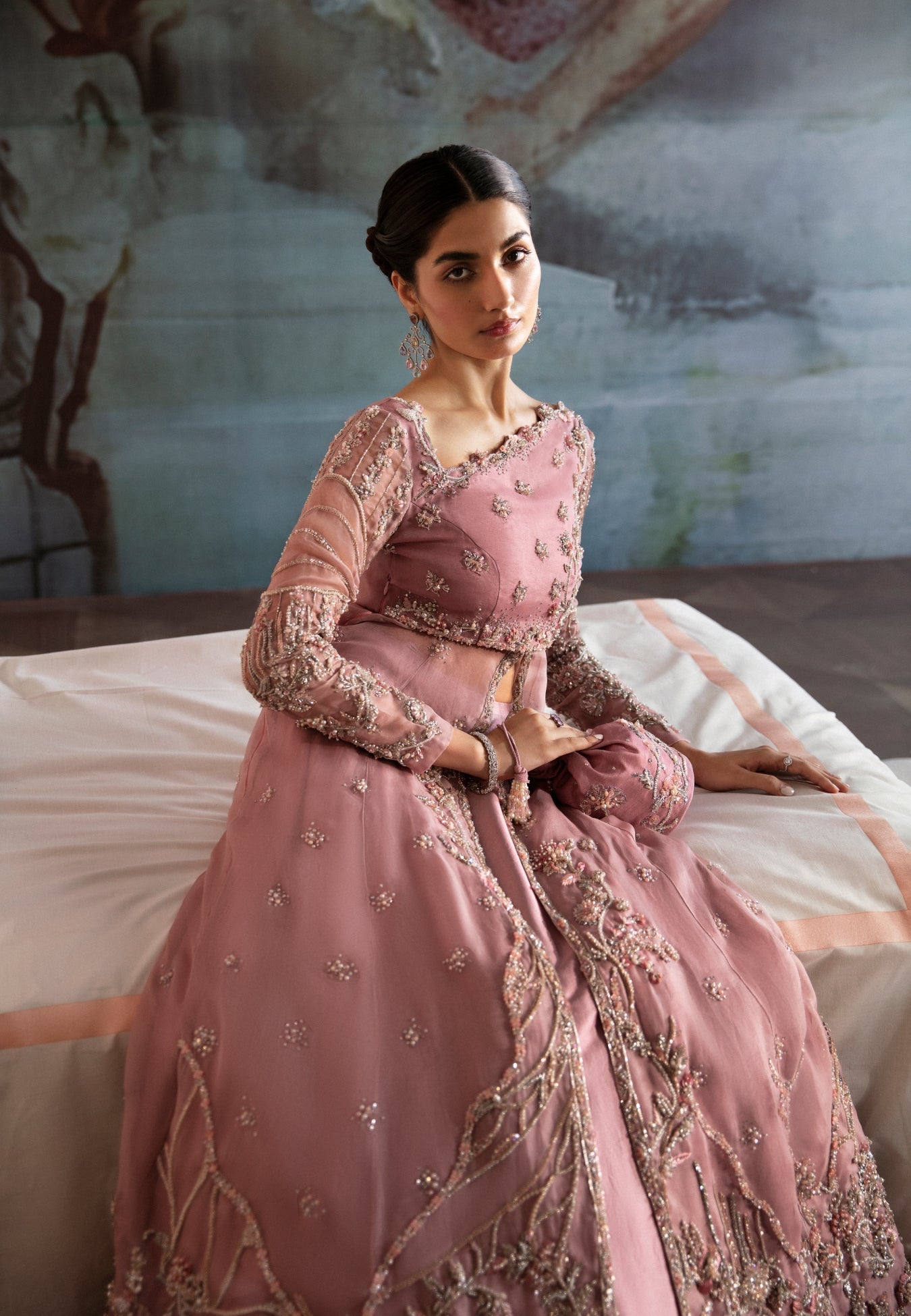 Ayesha and Usman | Bliss Luxury Pret | Rosy Mist by Ayesha and Usman - Designer Dress - Type: Ladies Clothes - Available at Sana Yasir - 100% Original
