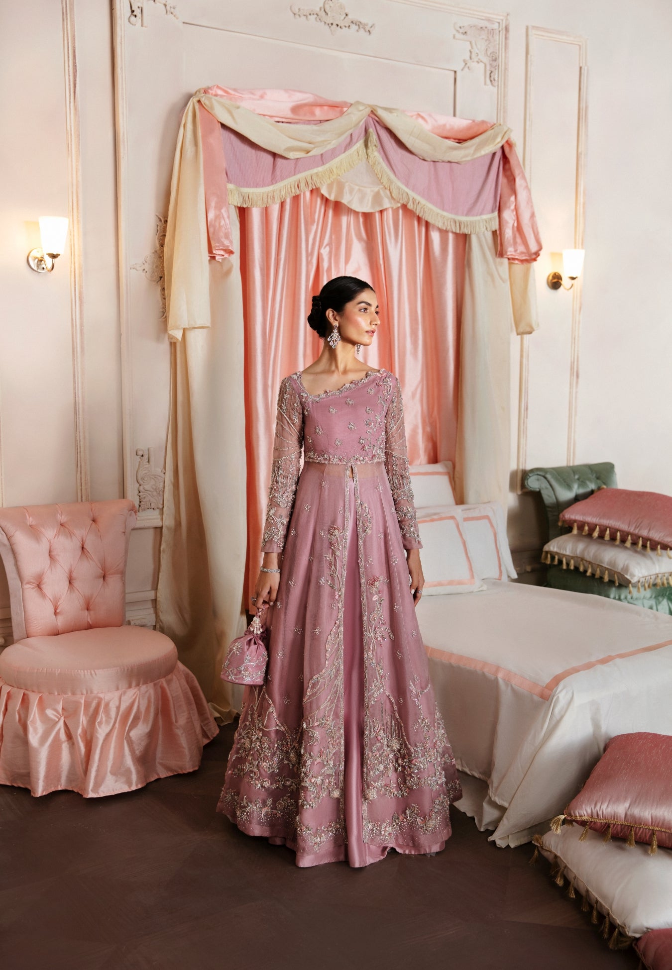 Ayesha and Usman | Bliss Luxury Pret | Rosy Mist by Ayesha and Usman - Designer Dress - Type: Ladies Clothes - Available at Sana Yasir - 100% Original