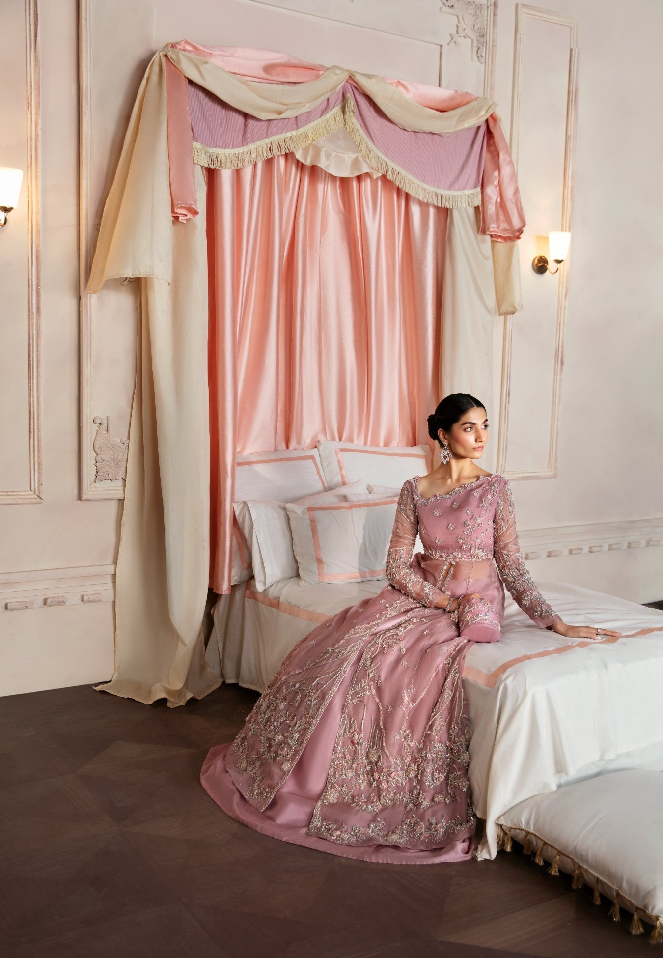 Ayesha and Usman | Bliss Luxury Pret | Rosy Mist by Ayesha and Usman - Designer Dress - Type: Ladies Clothes - Available at Sana Yasir - 100% Original