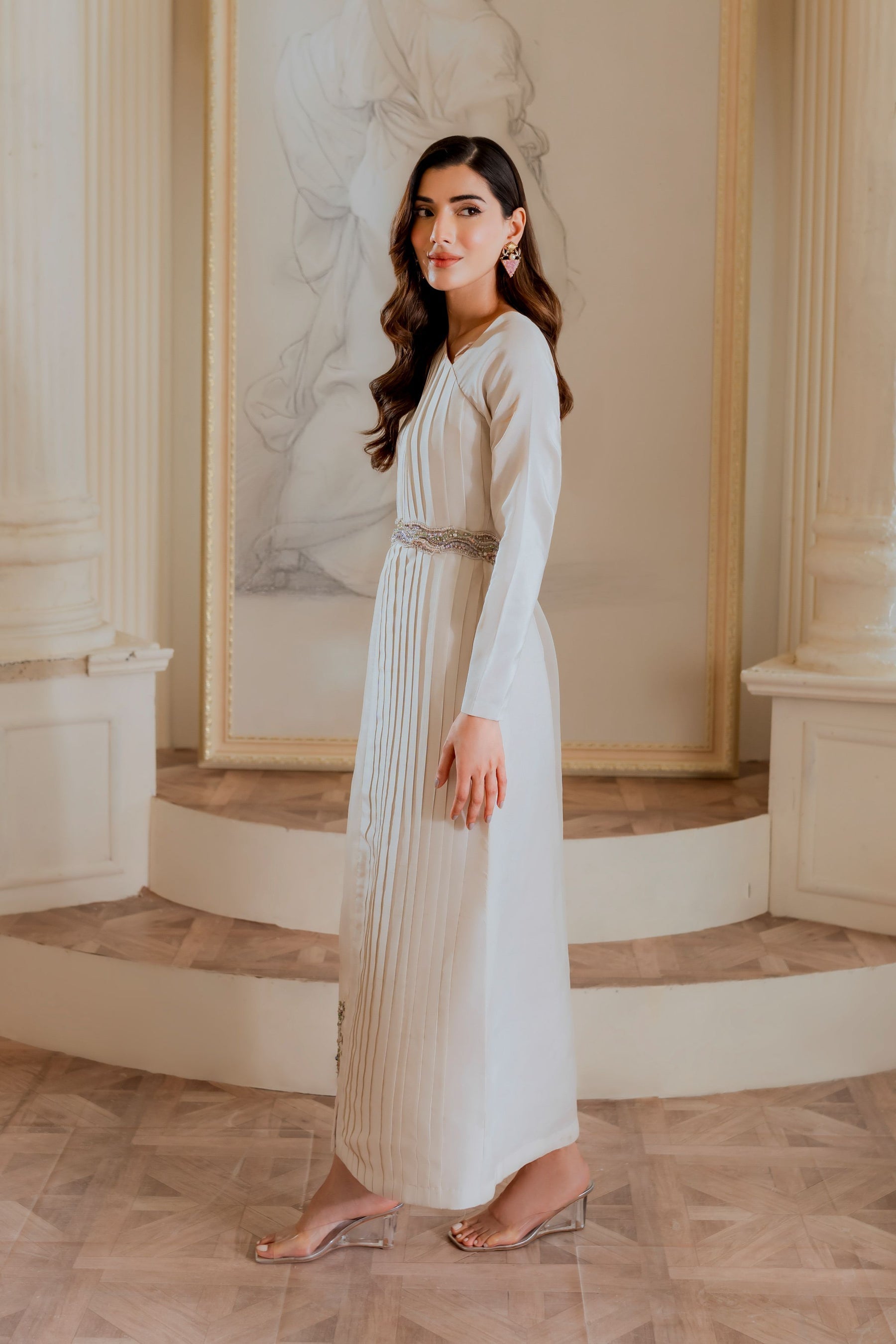 Ayesha and Usman | Grape Wine Luxury Pret | Daisy by Ayesha and Usman - Designer Dress - Type: Ladies Clothes - Available at Sana Yasir - 100% Original