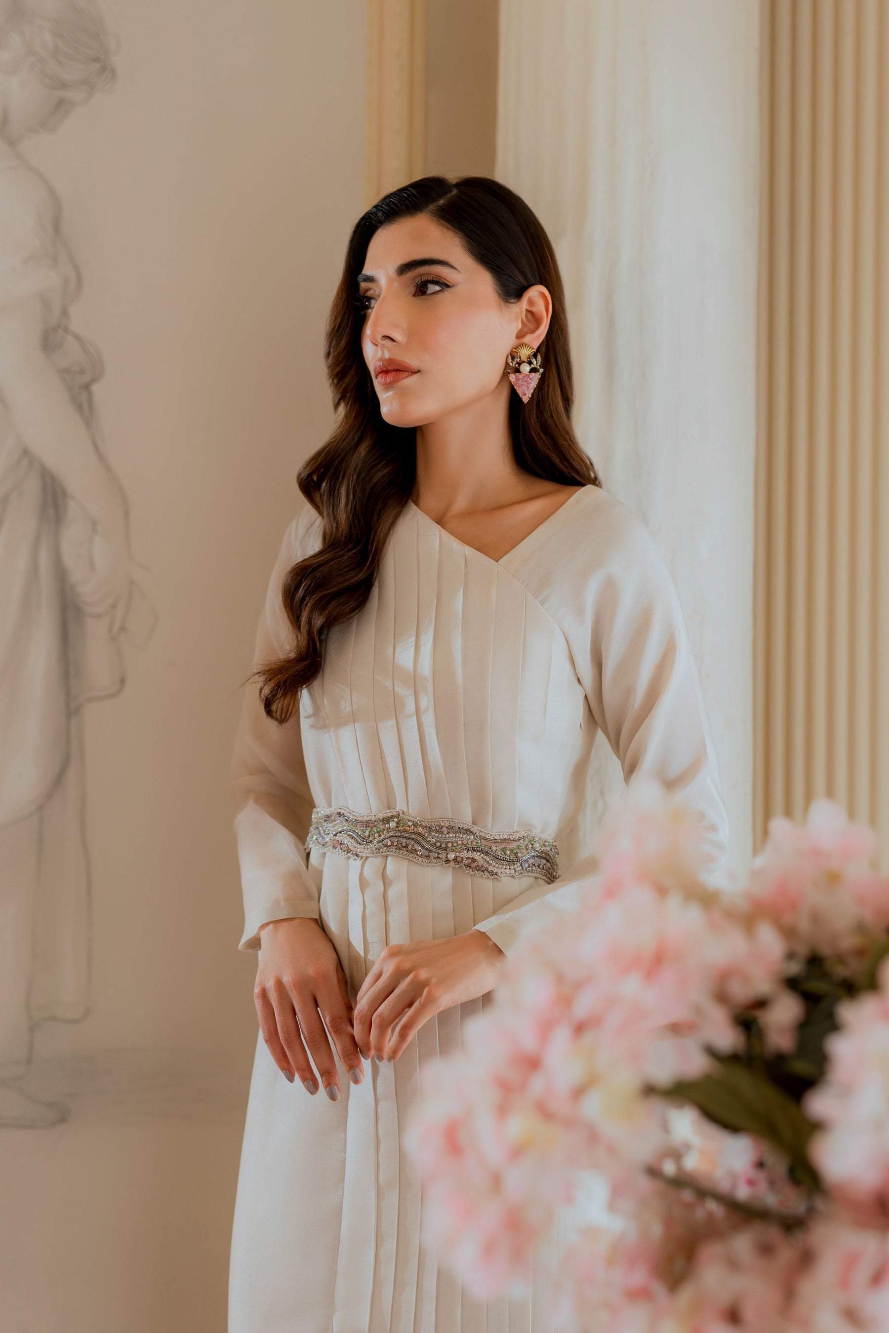 Ayesha and Usman | Grape Wine Luxury Pret | Daisy by Ayesha and Usman - Designer Dress - Type: Ladies Clothes - Available at Sana Yasir - 100% Original