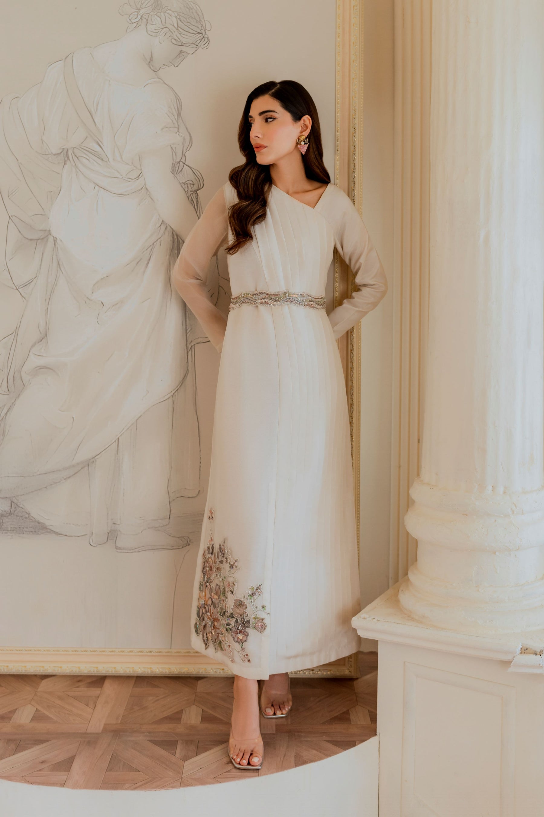 Ayesha and Usman | Grape Wine Luxury Pret | Daisy by Ayesha and Usman - Designer Dress - Type: Ladies Clothes - Available at Sana Yasir - 100% Original