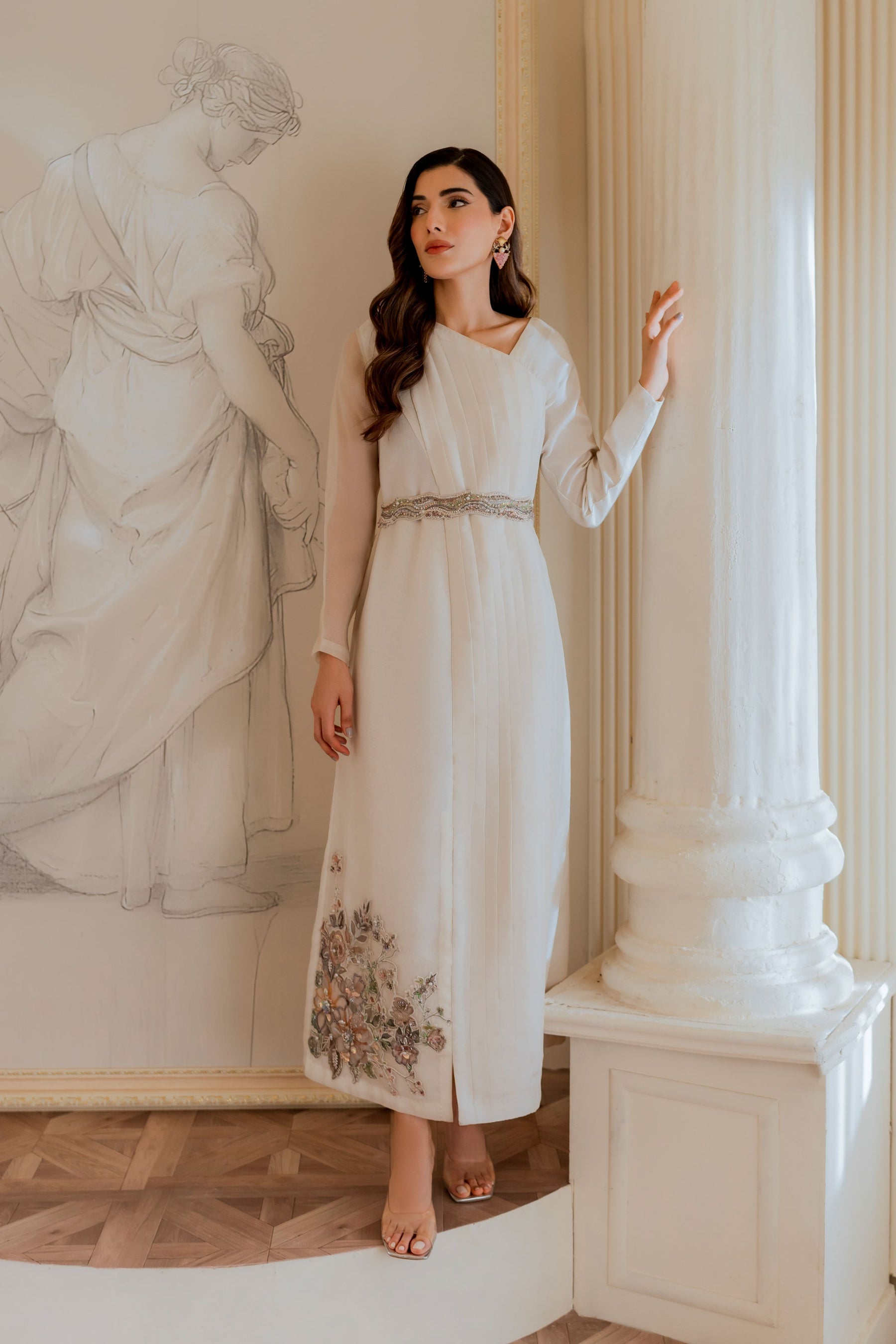 Ayesha and Usman | Grape Wine Luxury Pret | Daisy by Ayesha and Usman - Designer Dress - Type: Ladies Clothes - Available at Sana Yasir - 100% Original
