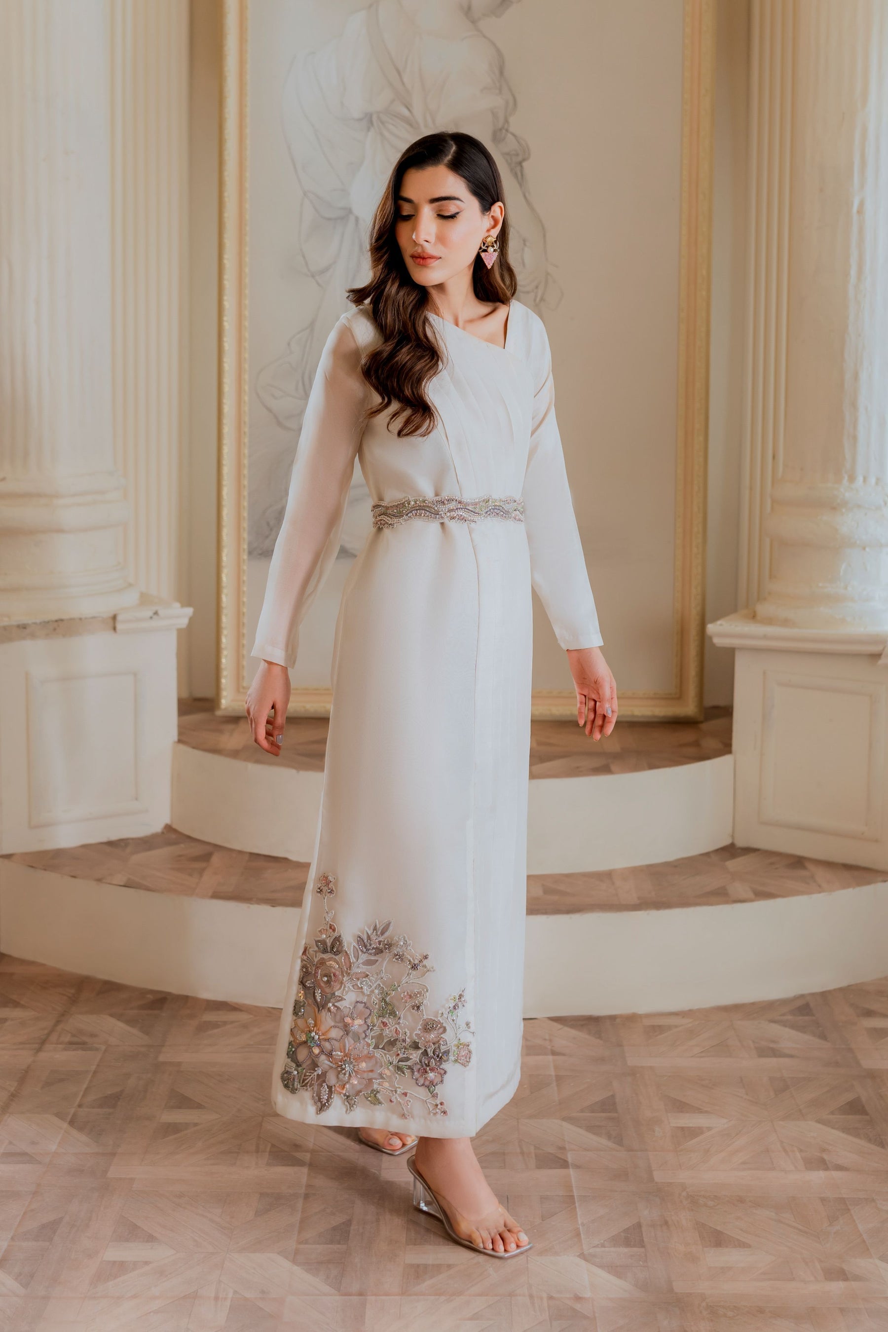 Ayesha and Usman | Grape Wine Luxury Pret | Daisy by Ayesha and Usman - Designer Dress - Type: Ladies Clothes - Available at Sana Yasir - 100% Original