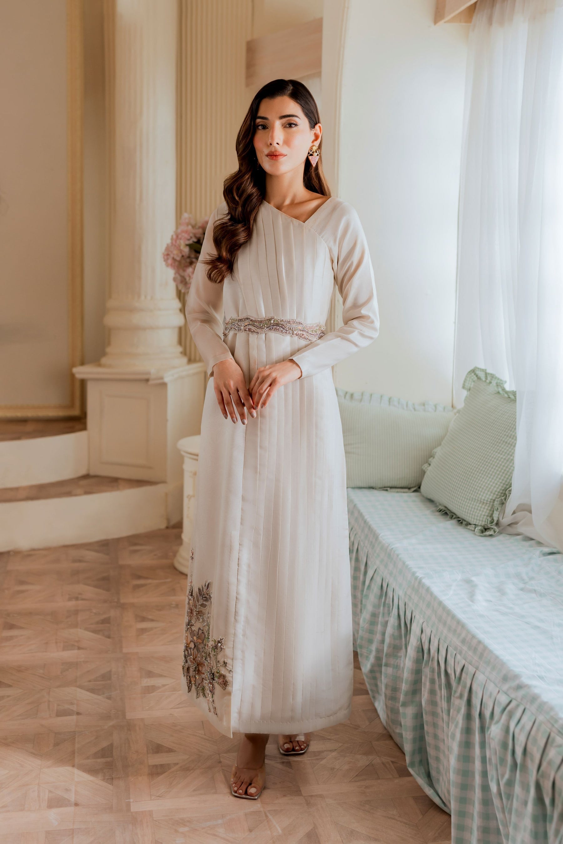 Ayesha and Usman | Grape Wine Luxury Pret | Daisy by Ayesha and Usman - Designer Dress - Type: Ladies Clothes - Available at Sana Yasir - 100% Original