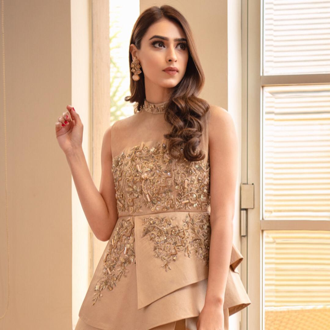 Ayesha and Usman | Grape Wine Luxury Pret | Medallion Gold by Ayesha and Usman - Designer Dress - Type: Ladies Clothes - Available at Sana Yasir - 100% Original