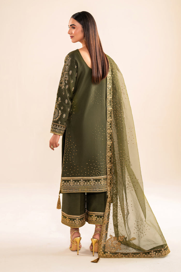 Baroque | Luxury Formals 24 | SILK UF-616 by Baroque - Designer Dress - Type: Ladies Clothes - Available at Sana Yasir - 100% Original