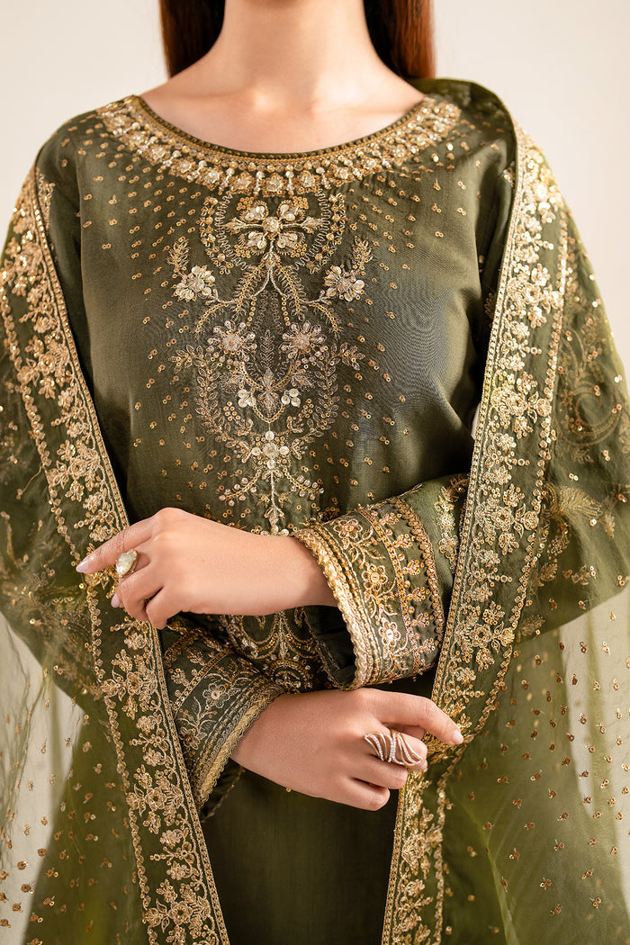 Baroque | Luxury Formals 24 | SILK UF-616 by Baroque - Designer Dress - Type: Ladies Clothes - Available at Sana Yasir - 100% Original