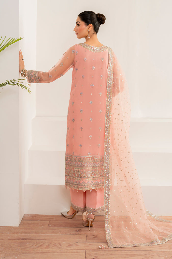 Baroque | Velvet Formals | CHIFFON UF-697 by Baroque - Designer Dress - Type: Ladies Clothes - Available at Sana Yasir - 100% Original
