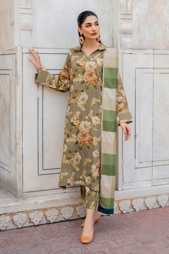 Baroque | Luxury Pret 24 | VISCOSE UF-734 by Baroque - Designer Dress - Type: Ladies Clothes - Available at Sana Yasir - 100% Original