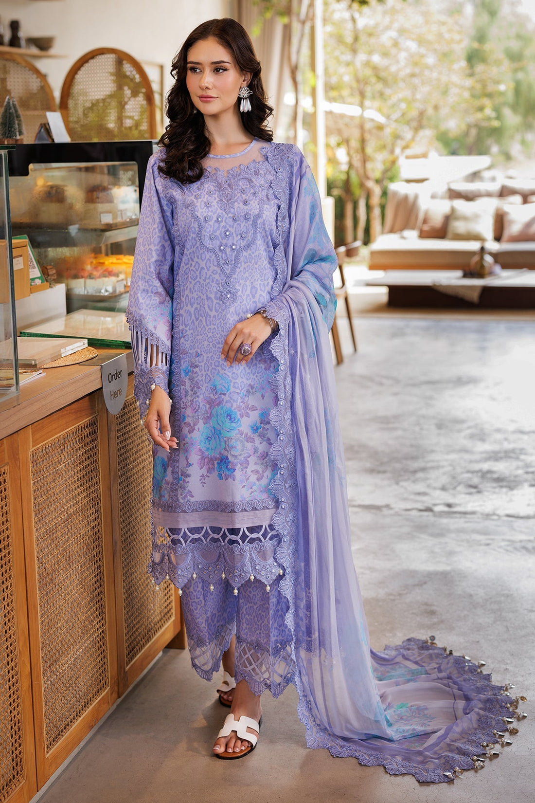 Charizma | Naranji Lawn 25 |  CN5-09 by Charizma - Designer Dress - Type: Ladies Clothes - Available at Sana Yasir - 100% Original