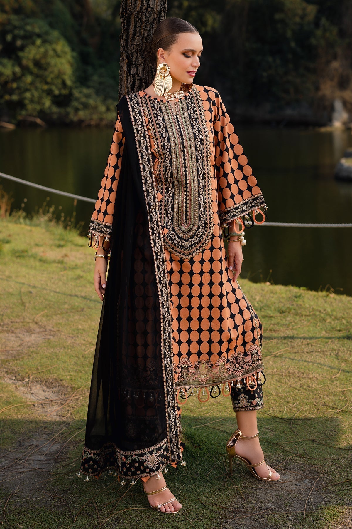 Charizma | Qara Festive Edit 25 | CQ5-02 by Charizma - Designer Dress - Type: Ladies Clothes - Available at Sana Yasir - 100% Original