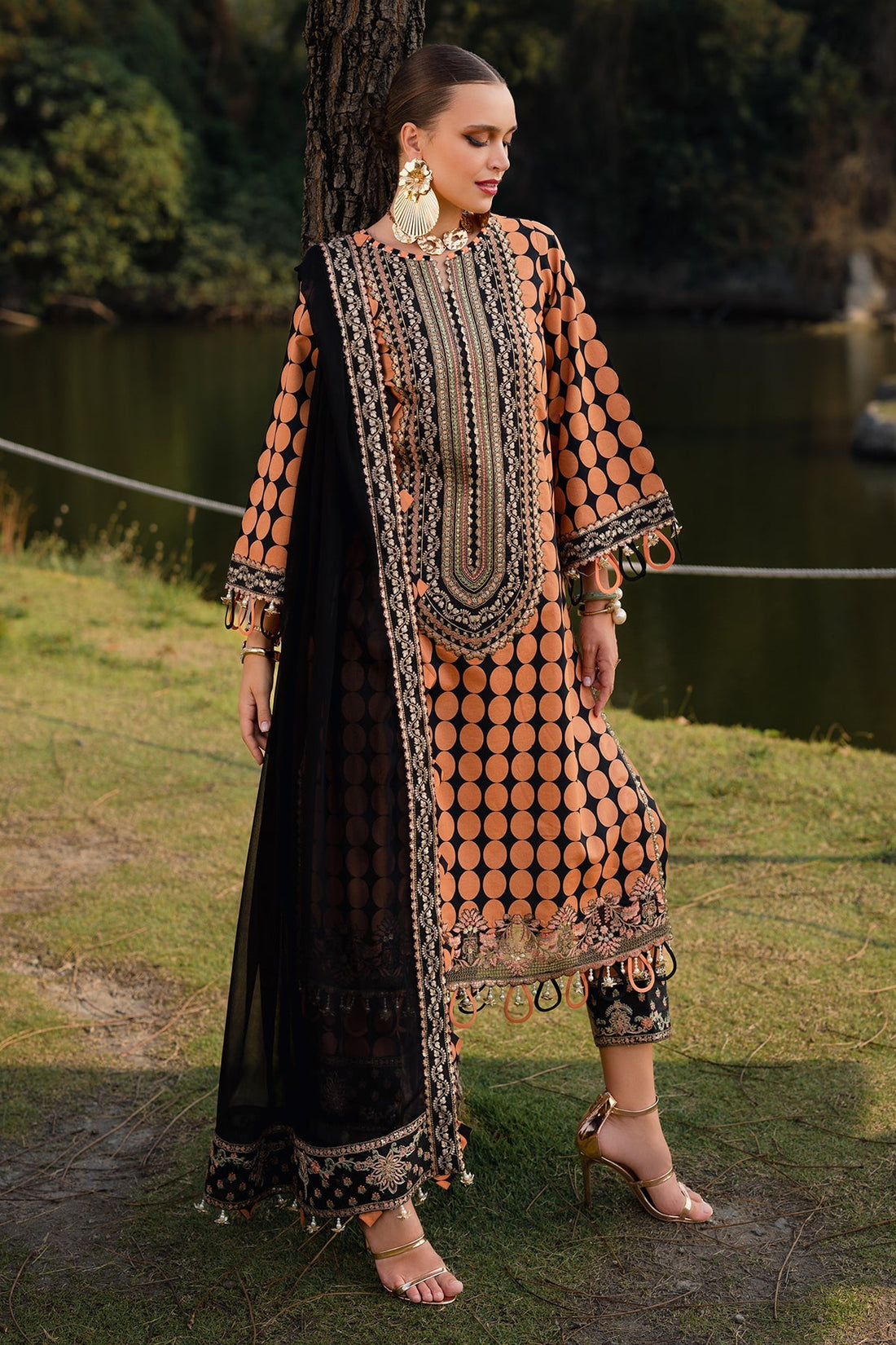 Charizma | Qara Festive Edit 25 | CQ5-02 by Charizma - Designer Dress - Type: Ladies Clothes - Available at Sana Yasir - 100% Original