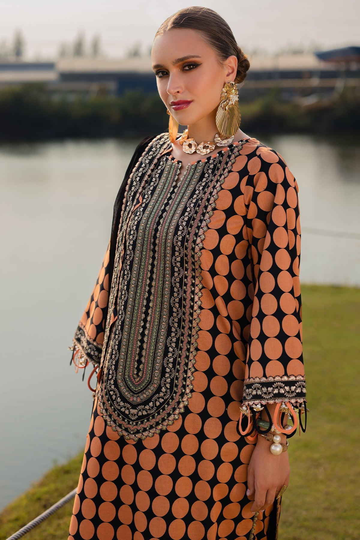 Charizma | Qara Festive Edit 25 | CQ5-02 by Charizma - Designer Dress - Type: Ladies Clothes - Available at Sana Yasir - 100% Original
