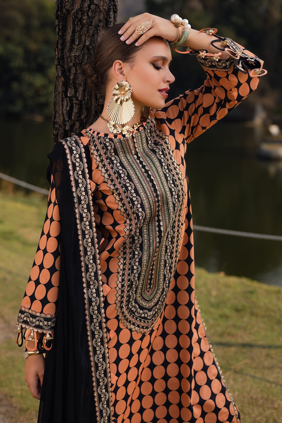 Charizma | Qara Festive Edit 25 | CQ5-02 by Charizma - Designer Dress - Type: Ladies Clothes - Available at Sana Yasir - 100% Original
