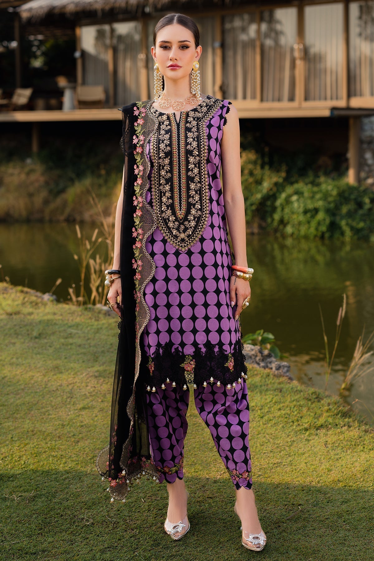 Charizma | Qara Festive Edit 25 | CQ5-03 by Charizma - Designer Dress - Type: Ladies Clothes - Available at Sana Yasir - 100% Original