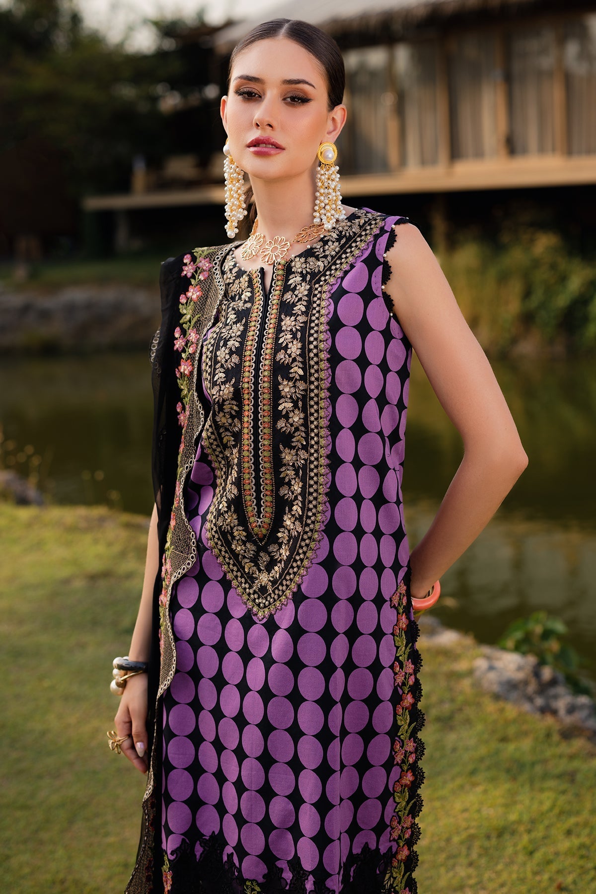 Charizma | Qara Festive Edit 25 | CQ5-03 by Charizma - Designer Dress - Type: Ladies Clothes - Available at Sana Yasir - 100% Original