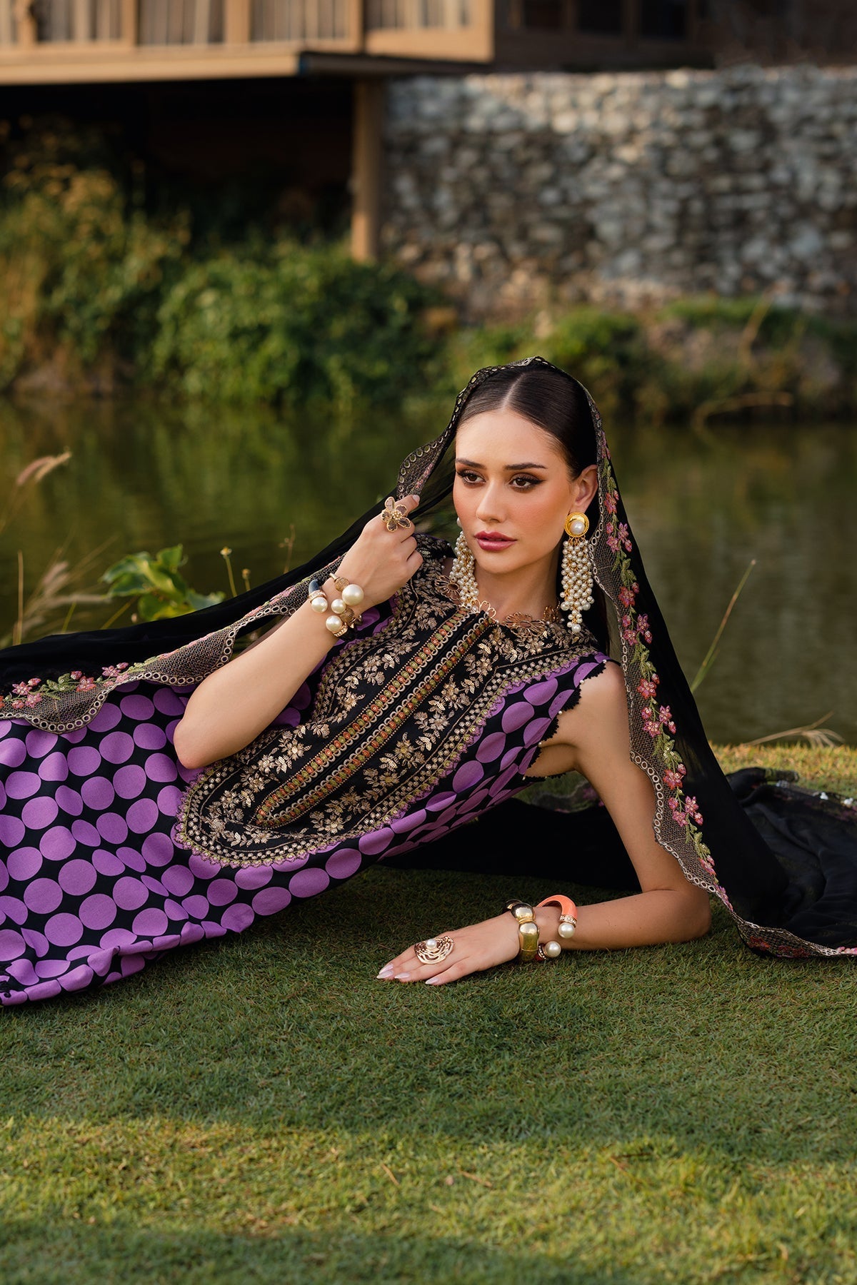 Charizma | Qara Festive Edit 25 | CQ5-03 by Charizma - Designer Dress - Type: Ladies Clothes - Available at Sana Yasir - 100% Original