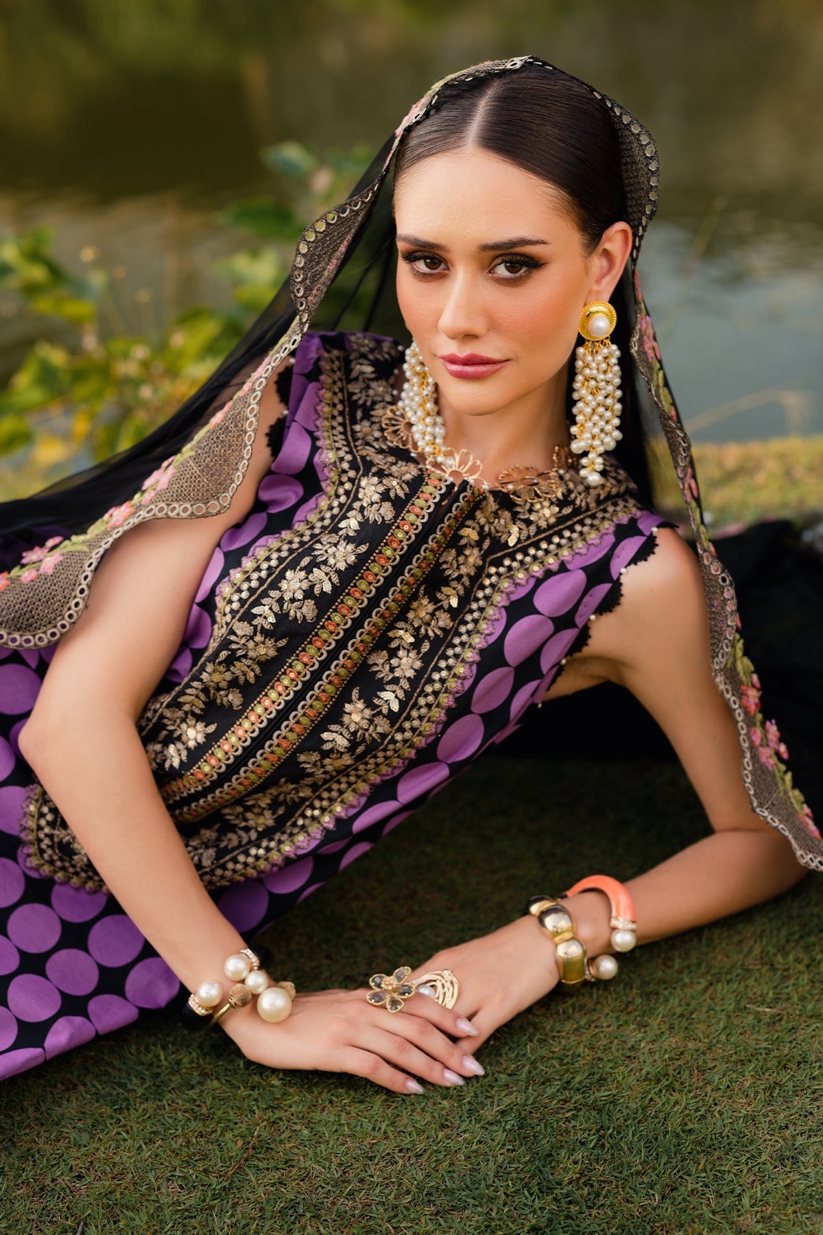 Charizma | Qara Festive Edit 25 | CQ5-03 by Charizma - Designer Dress - Type: Ladies Clothes - Available at Sana Yasir - 100% Original
