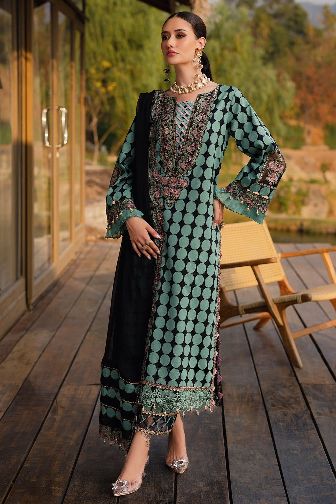Charizma | Qara Festive Edit 25 | CQ5-04 by Charizma - Designer Dress - Type: Ladies Clothes - Available at Sana Yasir - 100% Original