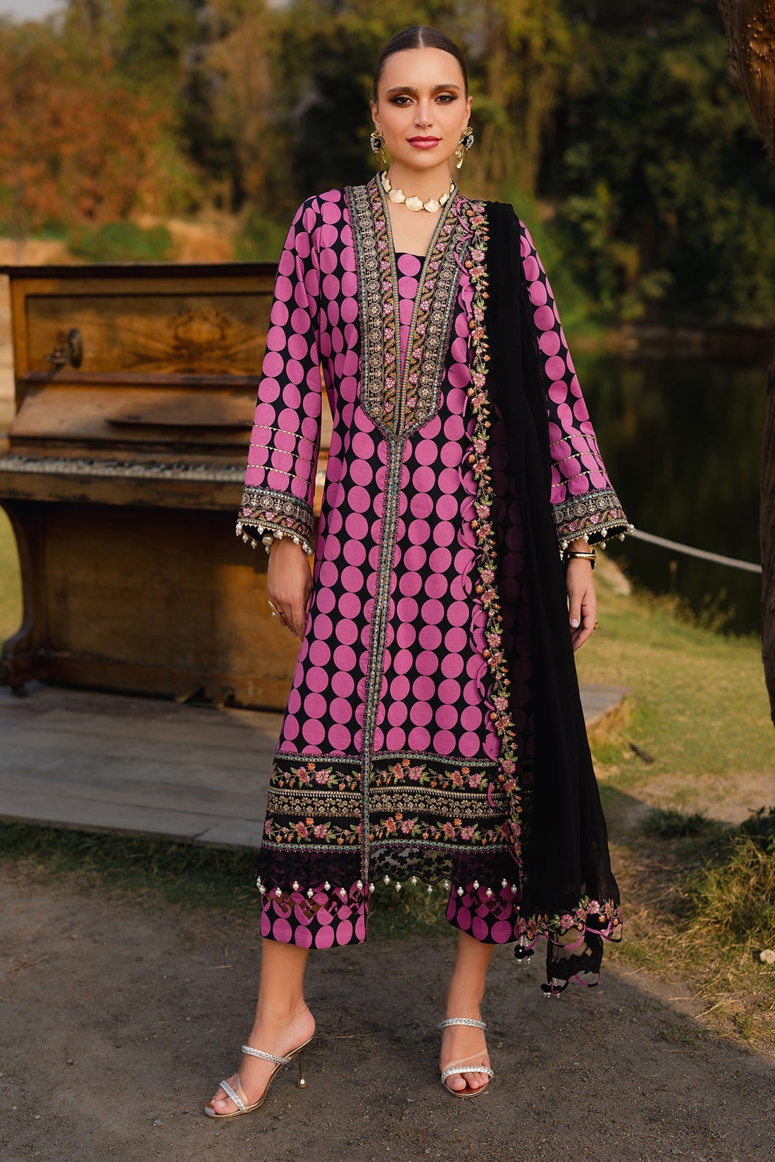 Charizma | Qara Festive Edit 25 | CQ5-07 by Charizma - Designer Dress - Type: Ladies Clothes - Available at Sana Yasir - 100% Original