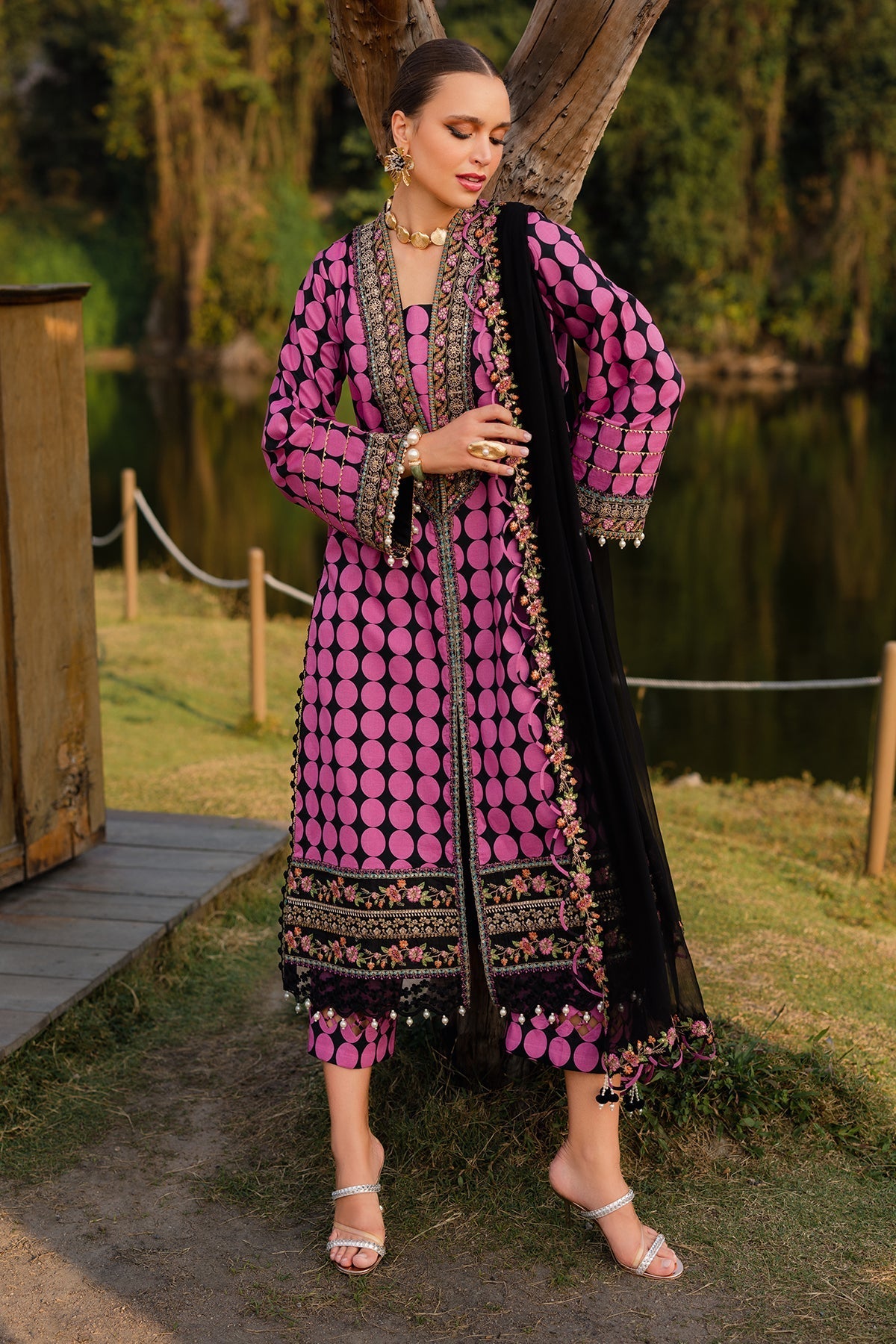 Charizma | Qara Festive Edit 25 | CQ5-07 by Charizma - Designer Dress - Type: Ladies Clothes - Available at Sana Yasir - 100% Original