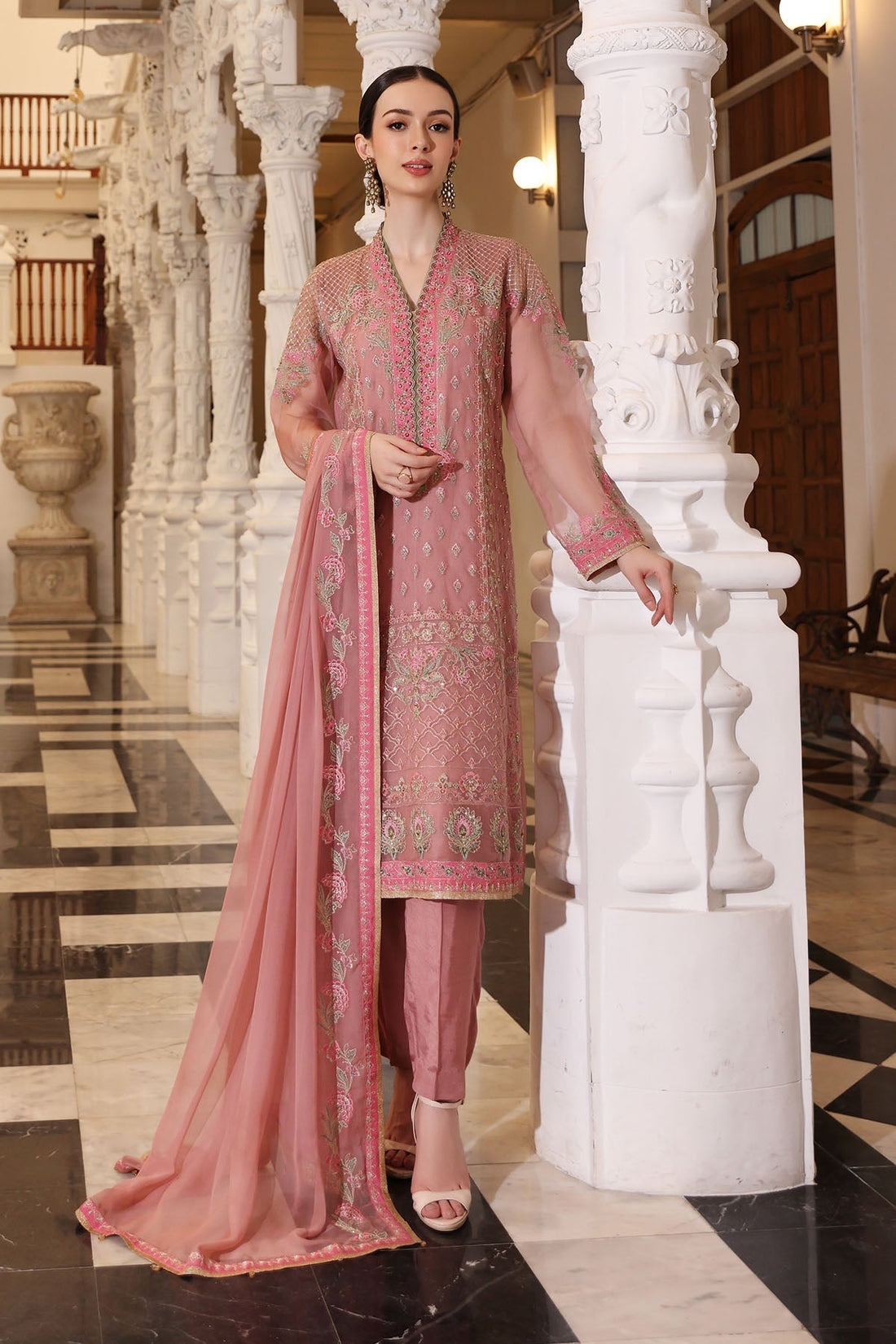 Chinyere | Formal Wedding Exclusive | BARBIE (AA5263) by Chinyere - Designer Dress - Type: Ladies Clothes - Available at Sana Yasir - 100% Original