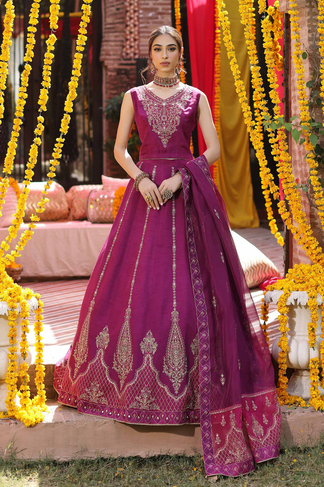 Chinyere | Formal Wedding Exclusive | MEHR UN NISA S (AA5069) by Chinyere - Designer Dress - Type: Ladies Clothes - Available at Sana Yasir - 100% Original