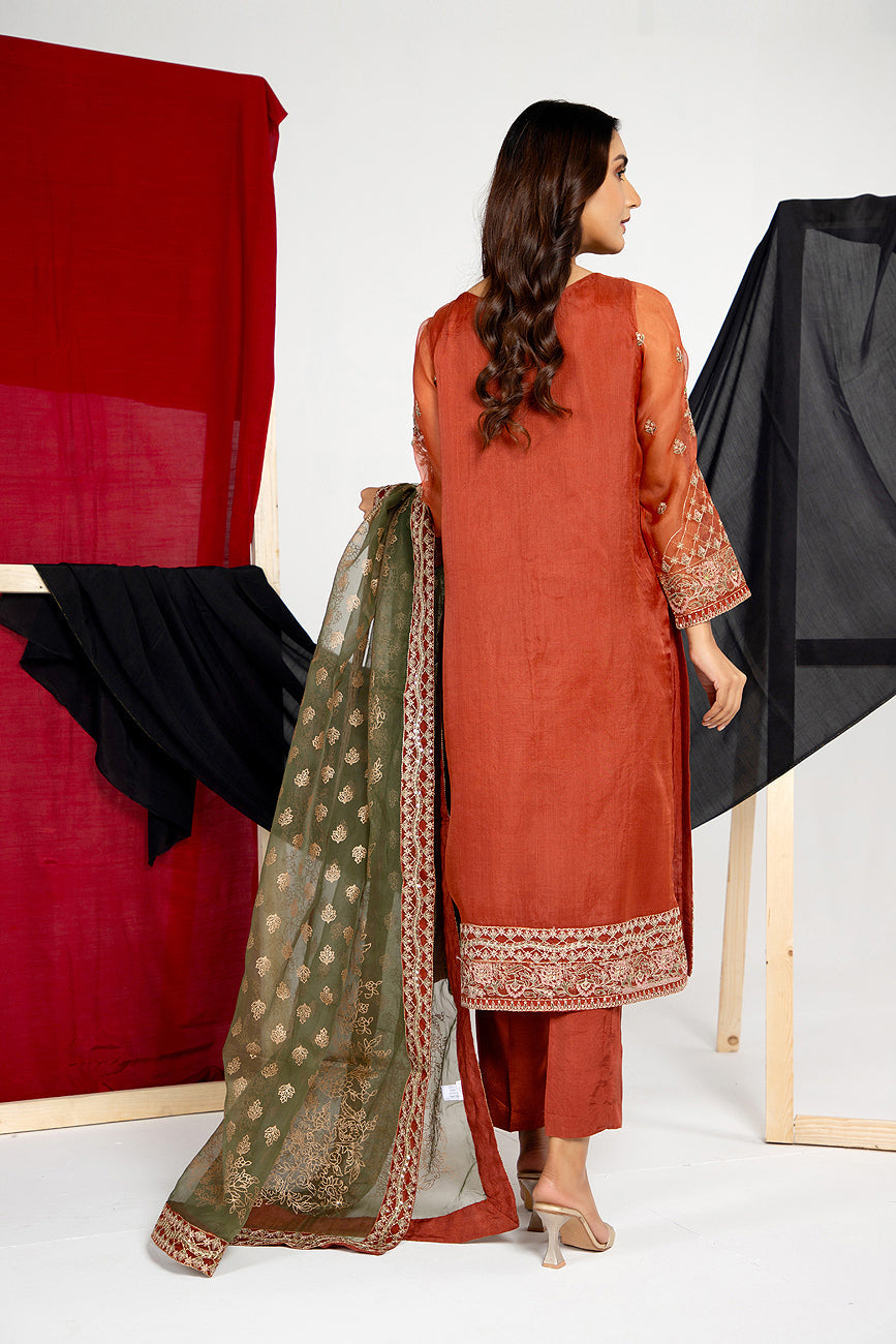 Chinyere | Formal Wedding Exclusive | NUT SHELL (AA5226) by Chinyere - Designer Dress - Type: Ladies Clothes - Available at Sana Yasir - 100% Original