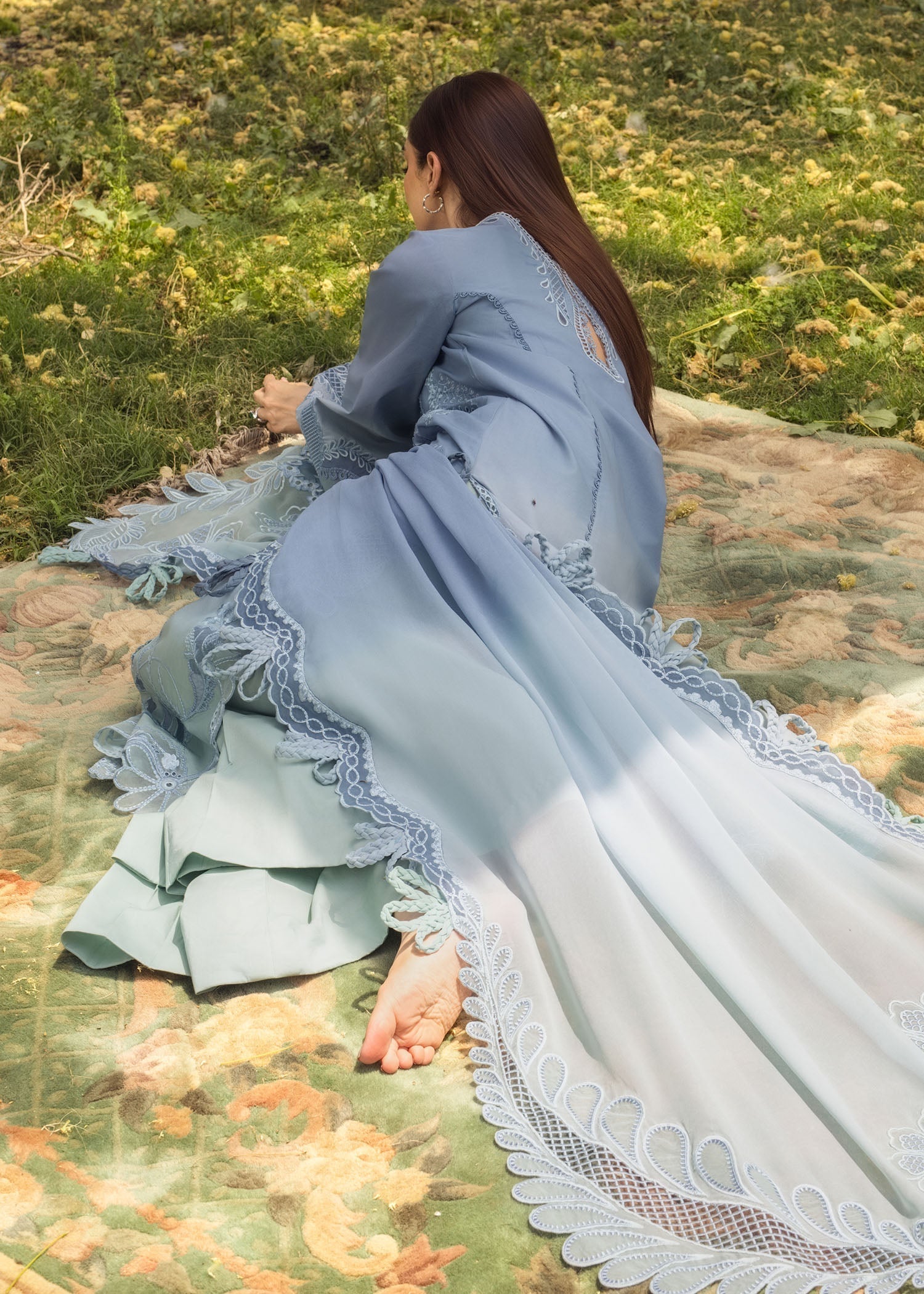Crimson | Tasawar 25 | ALL THINGS OMBRE - D1 A by Crimson - Designer Dress - Type: Ladies Clothes - Available at Sana Yasir - 100% Original