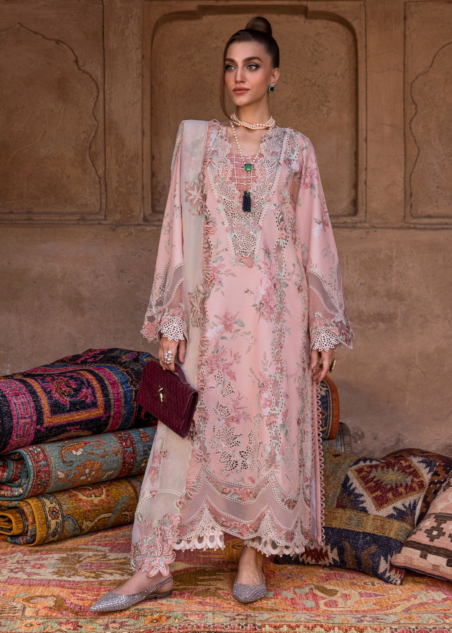 Crimson | Tasawar 25 | LAVENDER FALL - D5A by Crimson - Designer Dress - Type: Ladies Clothes - Available at Sana Yasir - 100% Original