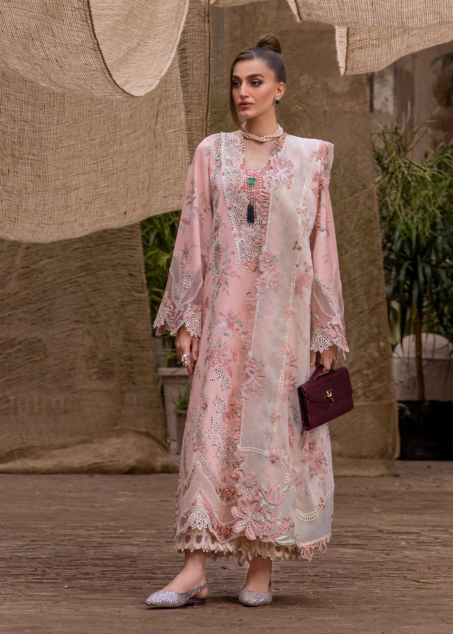 Crimson | Tasawar 25 | LAVENDER FALL - D5A by Crimson - Designer Dress - Type: Ladies Clothes - Available at Sana Yasir - 100% Original