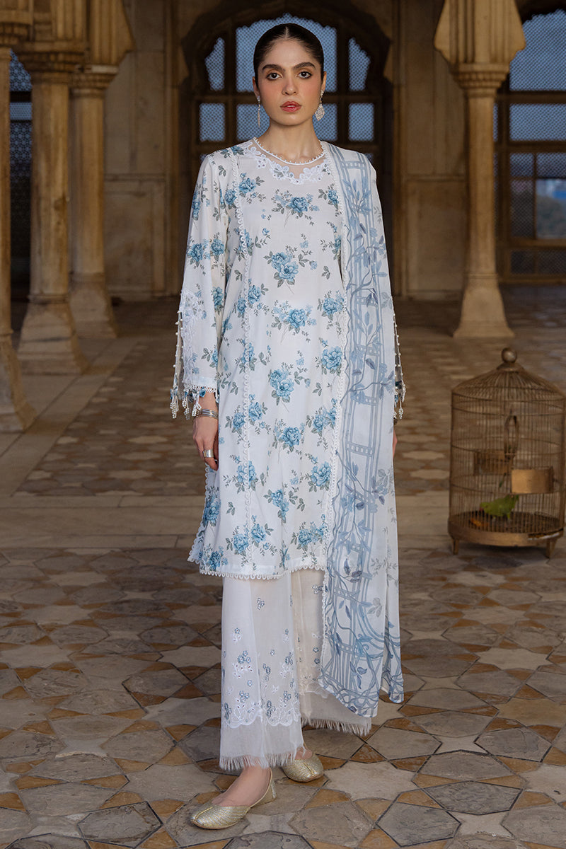 Cross Stitch | Eid Lawn Edit 25 | SUMMER MELODY by Cross Stitch - Designer Dress - Type: Ladies Clothes - Available at Sana Yasir - 100% Original