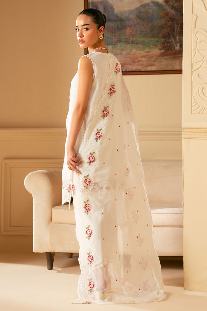Cross Stitch | Luxe Atelier 25 | WHITE WHISPER by Cross Stitch - Designer Dress - Type: Ladies Clothes - Available at Sana Yasir - 100% Original
