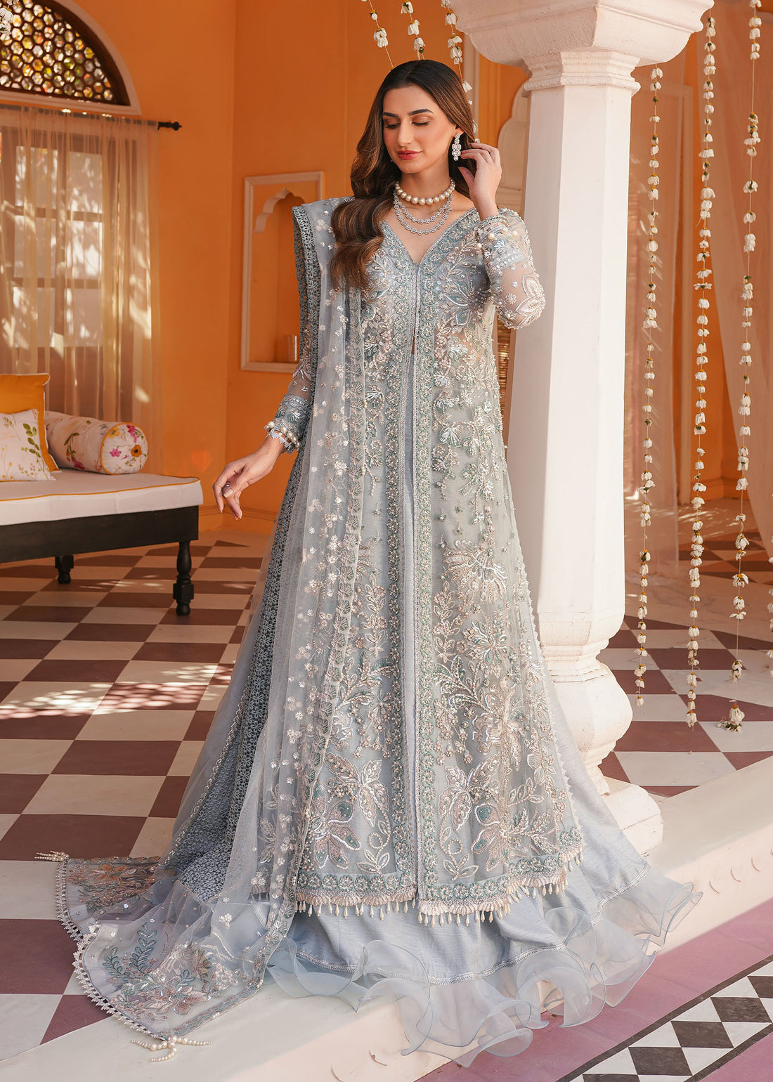 Mehak Yaqoob | Serene Wedding Formals | Frost by Mehak Yaqoob - Designer Dress - Type: Bridal - Available at Sana Yasir - 100% Original