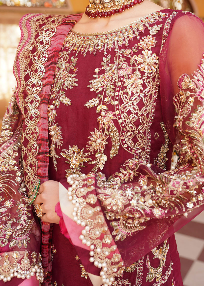 Mehak Yaqoob | Serene Wedding Formals | Jazzberry by Mehak Yaqoob - Designer Dress - Type: Bridal - Available at Sana Yasir - 100% Original