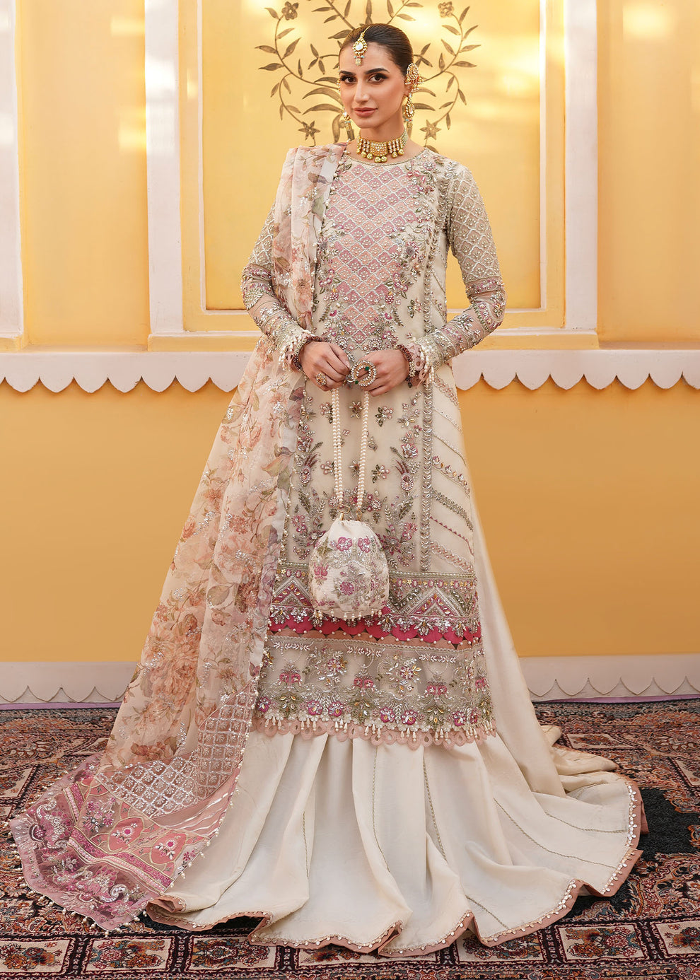 Mehak Yaqoob | Serene Wedding Formals | Venice by Mehak Yaqoob - Designer Dress - Type: Bridal - Available at Sana Yasir - 100% Original