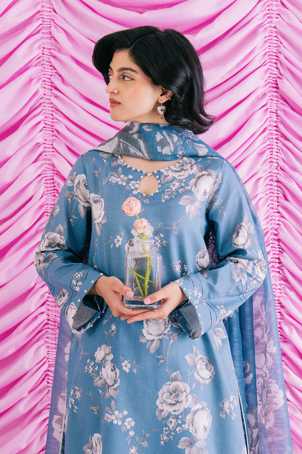 Ayzel | Renisa Lawn Collection | POSY by Ayzel - Designer Dress - Type: Casuals - Available at Sana Yasir - 100% Original