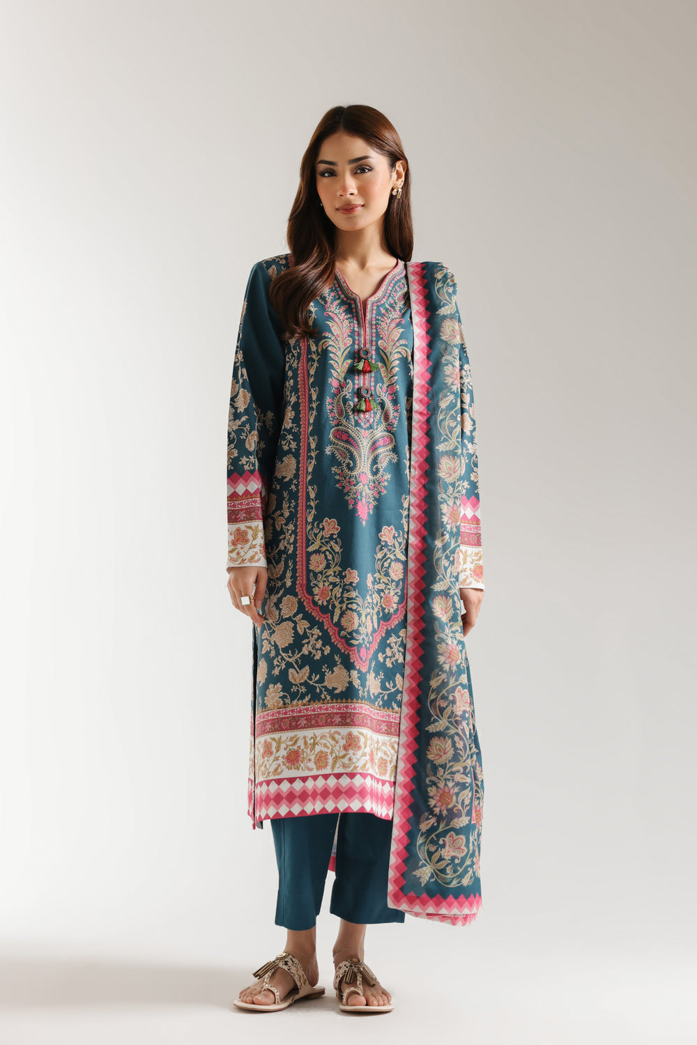 Ethnic | Spring Summer 25 | ES-15 by Ethnic - Designer Dress - Type: Ladies Clothes - Available at Sana Yasir - 100% Original