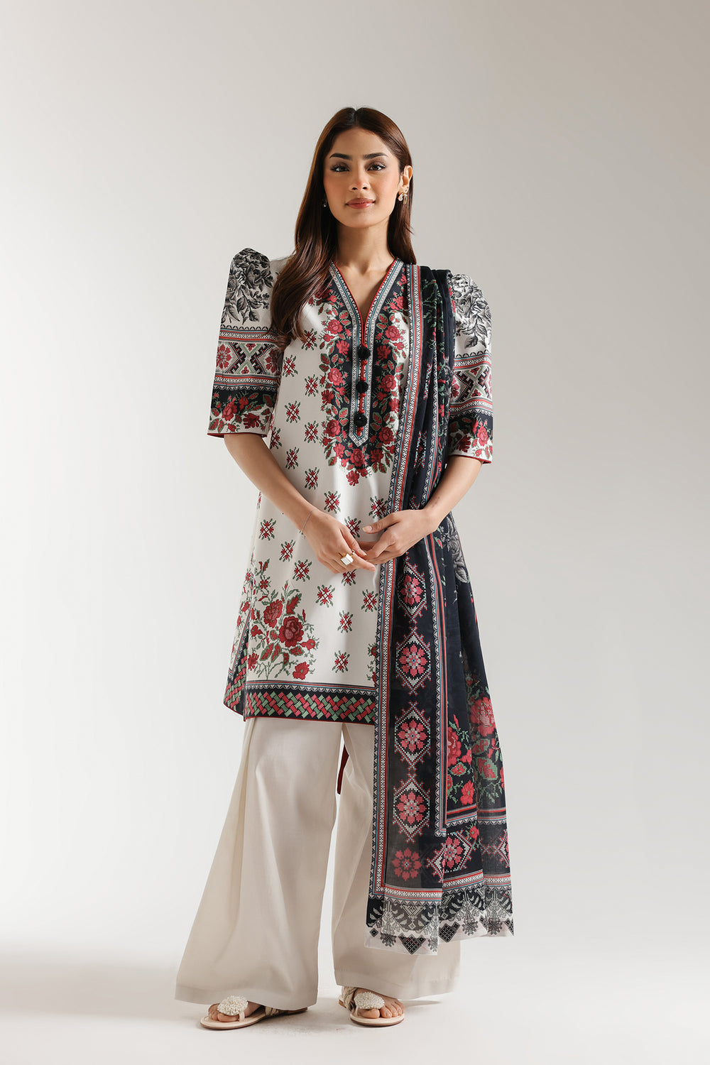 Ethnic | Spring Summer 25 | ES-09 by Ethnic - Designer Dress - Type: Ladies Clothes - Available at Sana Yasir - 100% Original