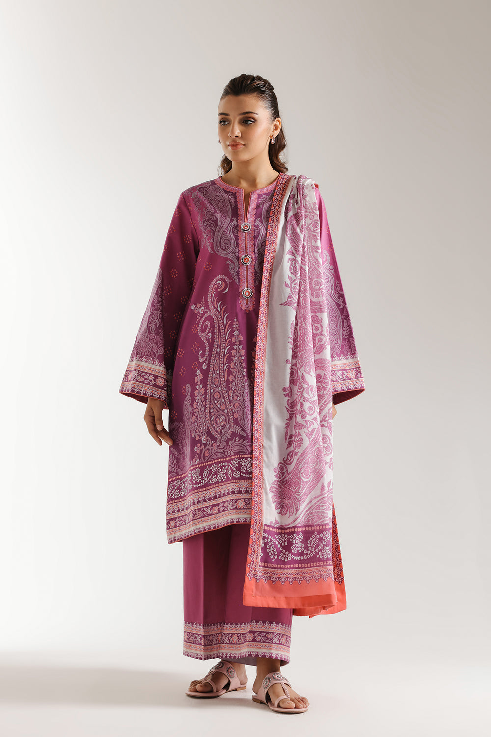 Ethnic | Spring Summer 25 | ES-11 by Ethnic - Designer Dress - Type: Ladies Clothes - Available at Sana Yasir - 100% Original