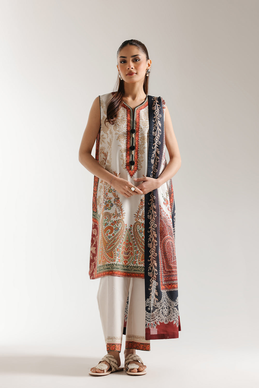 Ethnic | Spring Summer 25 | ES-06 by Ethnic - Designer Dress - Type: Ladies Clothes - Available at Sana Yasir - 100% Original