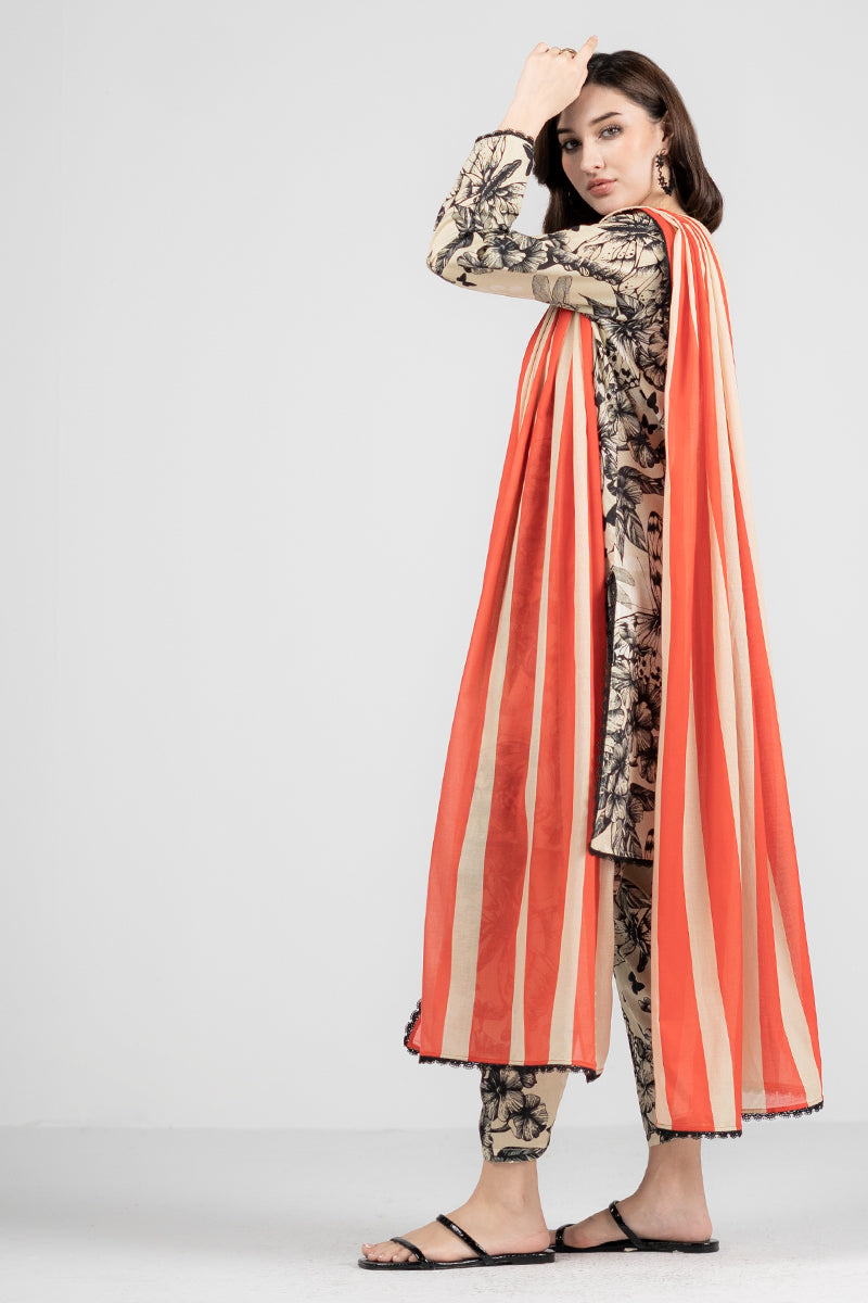 Ego | Eid Edit | DRAGONFLY 3 PIECE by Ego - Designer Dress - Type: Luxury - Available at Sana Yasir - 100% Original