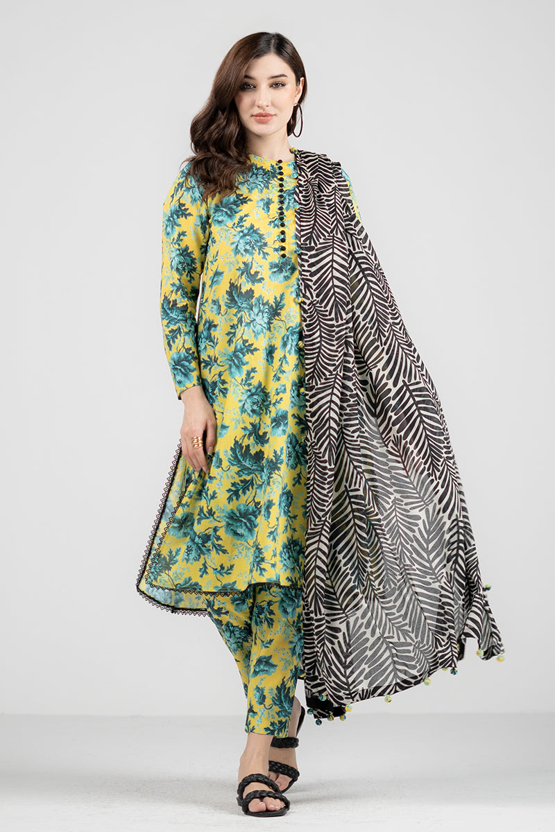 Ego | Eid Edit | OFFSHOOT 3 PIECE by Ego - Designer Dress - Type: Luxury - Available at Sana Yasir - 100% Original