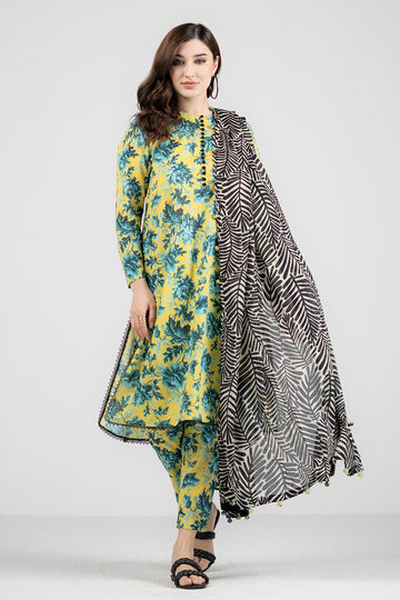 Ego | Eid Edit | OFFSHOOT 3 PIECE by Ego - Designer Dress - Type: Luxury - Available at Sana Yasir - 100% Original