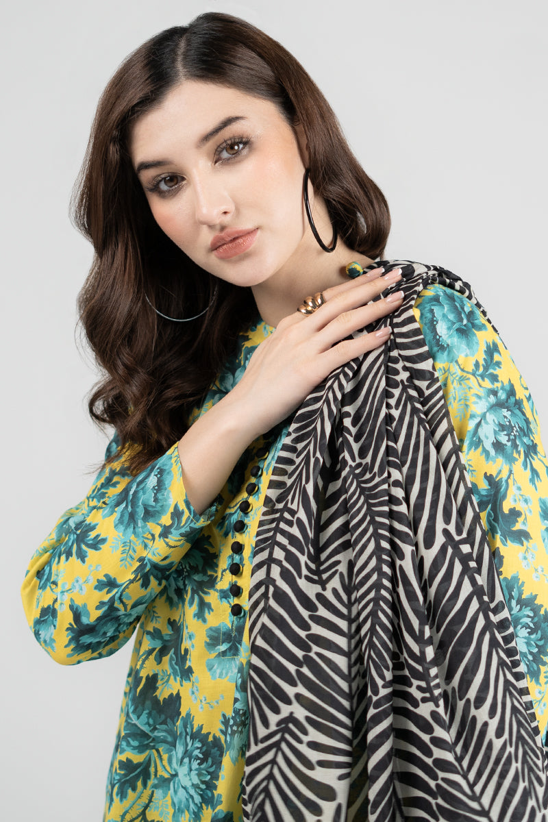 Ego | Eid Edit | OFFSHOOT 3 PIECE by Ego - Designer Dress - Type: Luxury - Available at Sana Yasir - 100% Original