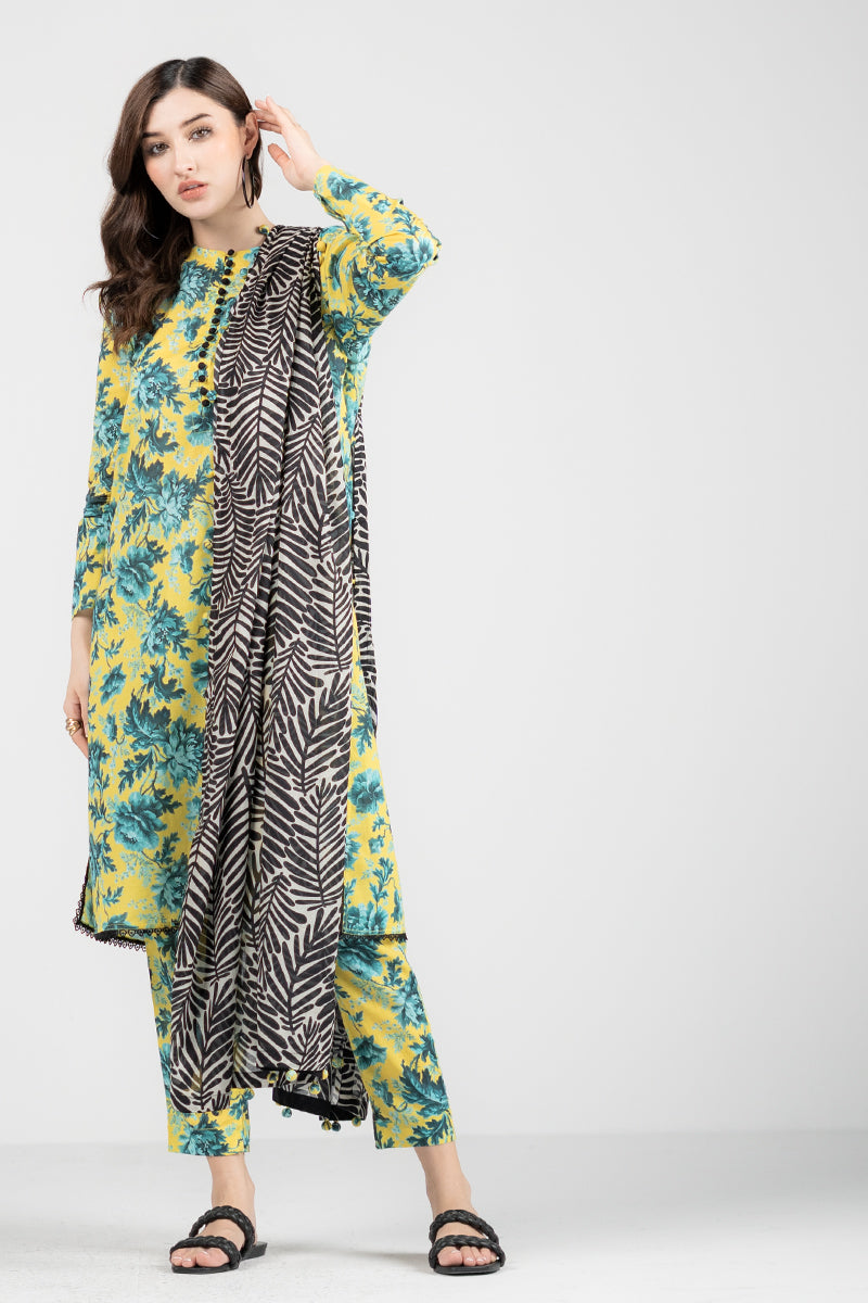Ego | Eid Edit | OFFSHOOT 3 PIECE by Ego - Designer Dress - Type: Luxury - Available at Sana Yasir - 100% Original