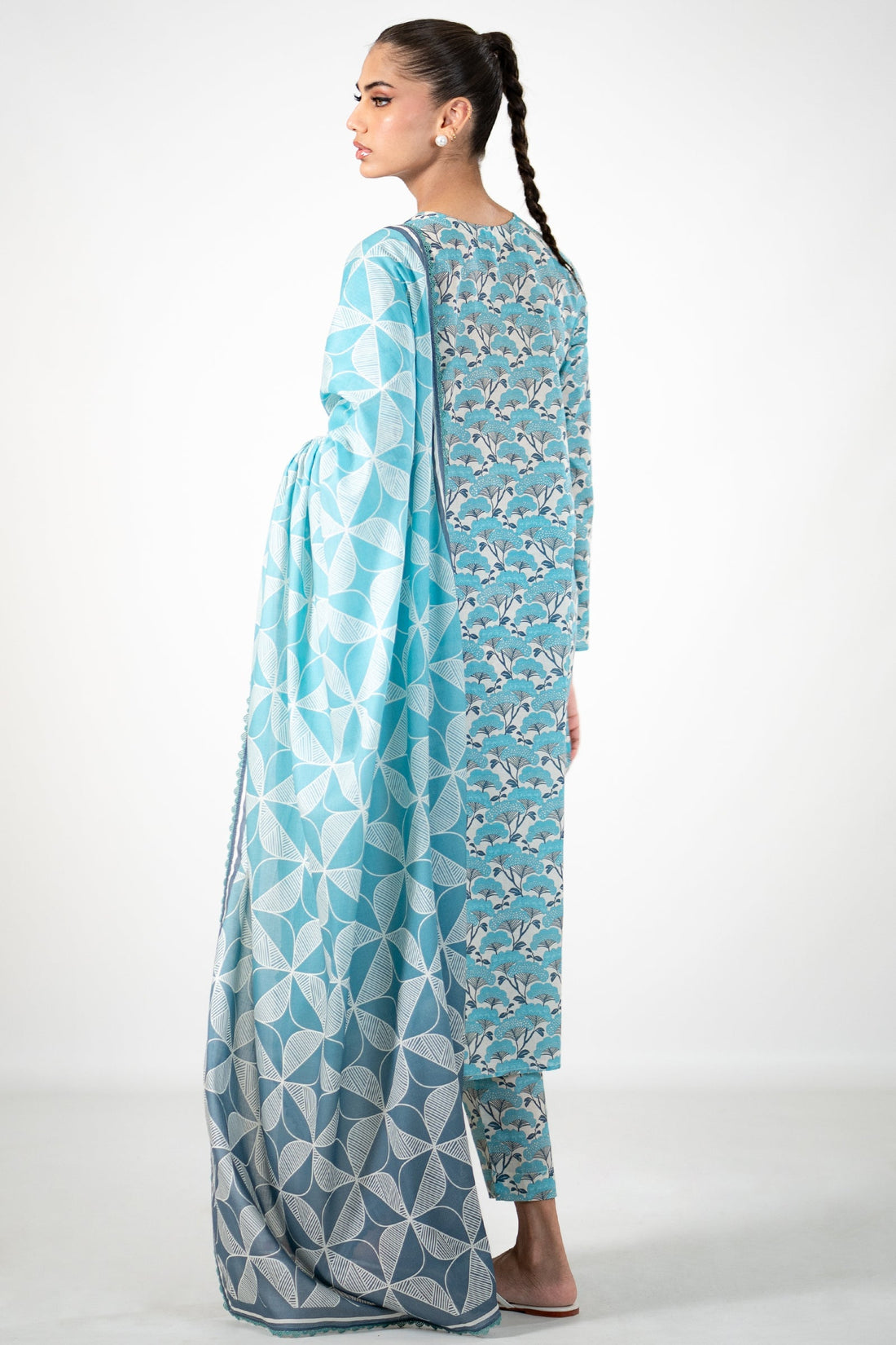 Ego | Cambric Fall Collection | Dense by Ego - Designer Dress - Type: LAD - Available at Sana Yasir - 100% Original