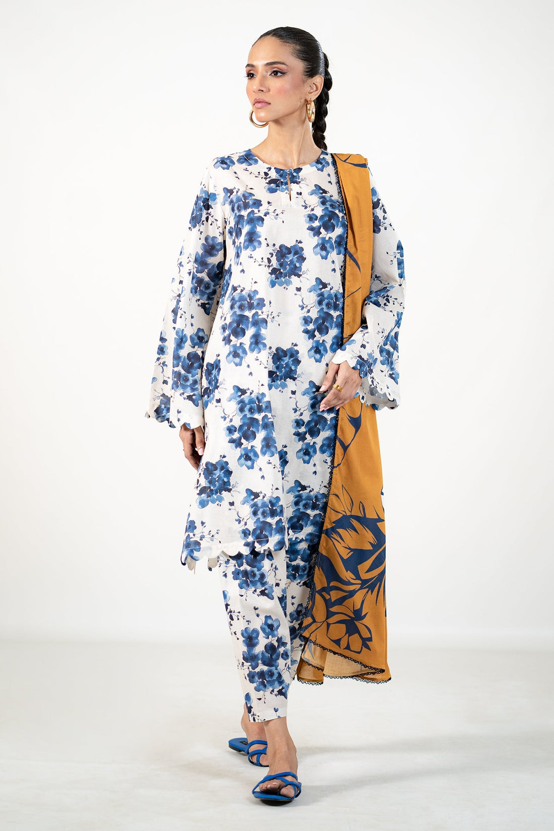 Ego | Cambric Fall Collection | Dew by Ego - Designer Dress - Type: Ladies Clothes - Available at Sana Yasir - 100% Original