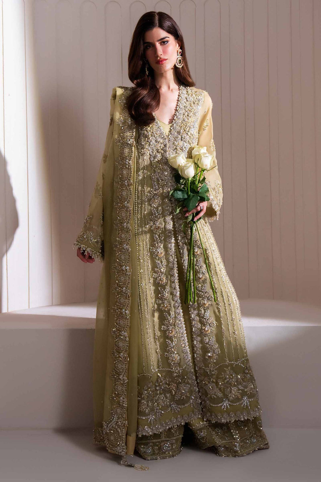 Elan | Elitarie Wedding Formals | LEONORE (EP-21218) by Elan - Designer Dress - Type: Ladies Clothes - Available at Sana Yasir - 100% Original
